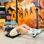 ejercicio de abdominales russian twist